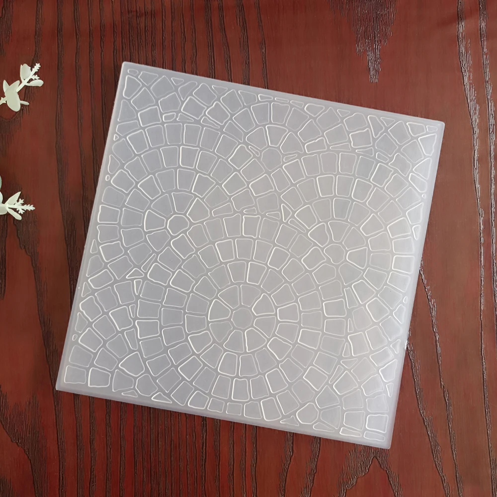 AZSG Merry Christmas Snowflakes Embossing Folders for Scrapbook DIY Paper Cutting Dies Scrapbooking Plastic Embossing Folder