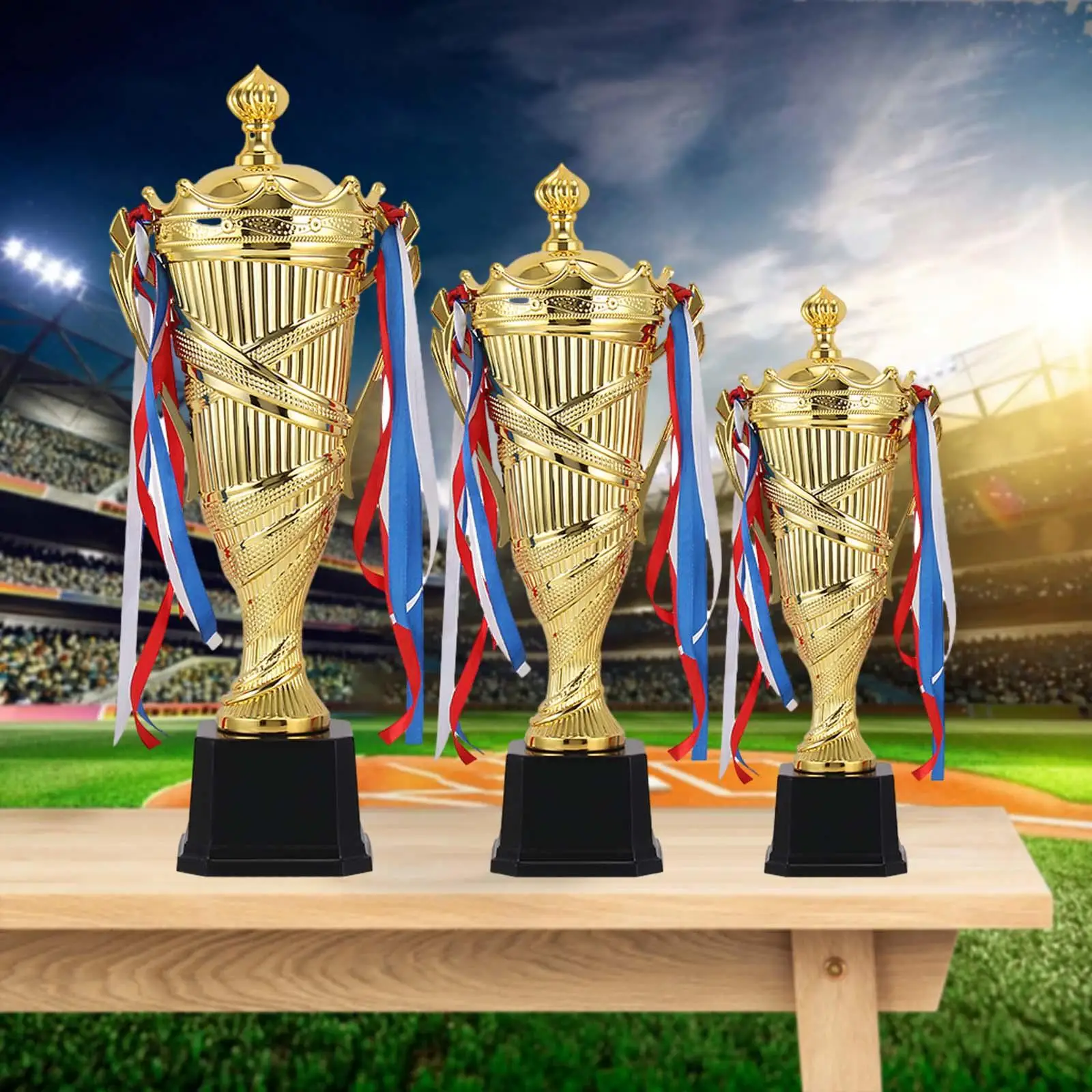 Adults Trophy with Lid Funny Trophy for Kids for Award Ceremonies Party Competitions Basketball Sports Tournaments