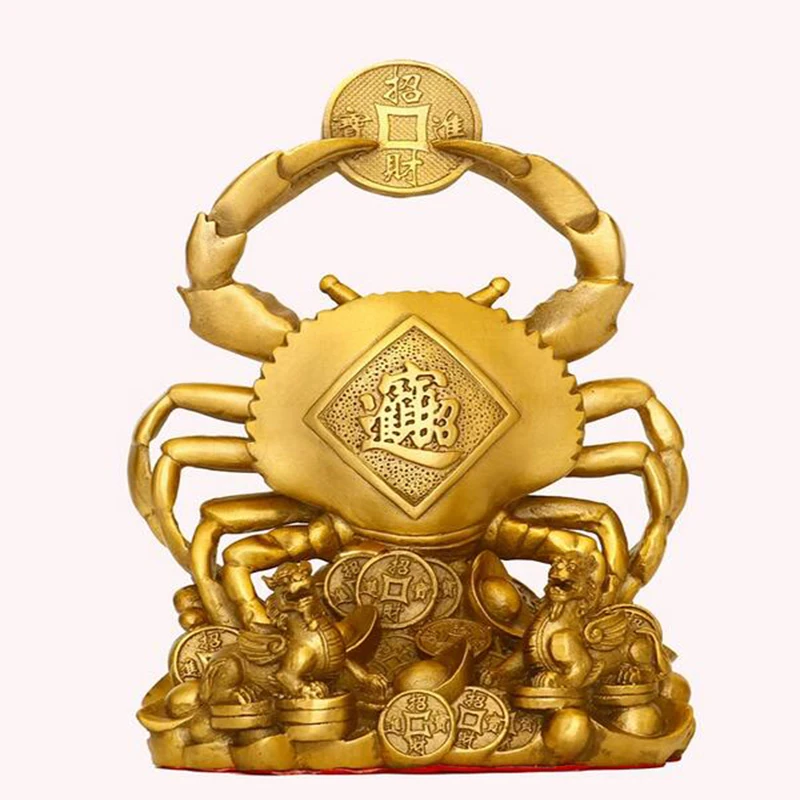 

Copper Crab, Wealthy General, Benefiting from All Directions, Coming to Wealth, Party A, Living Room, Home, Shop Decoration