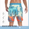 Summer men's hot selling beach pants, casual vacation printed men's pants, comfortable and breathable street clothing 3