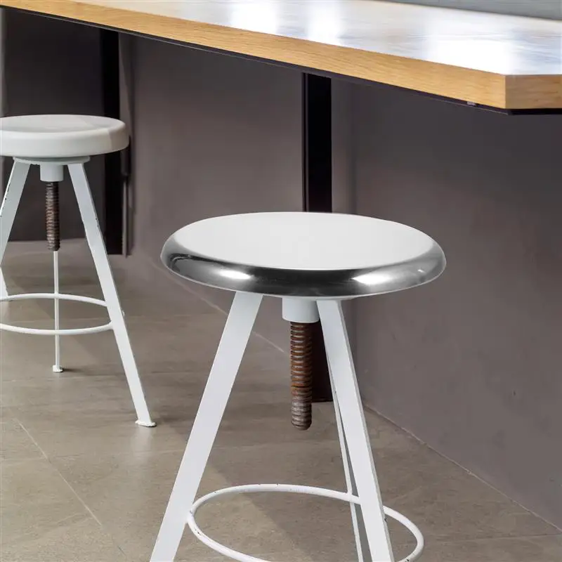 Bar Stool Replacement Seat Chairs Accessories Stainless Steel Seats Round Stools Supply Cushion Student Revolving Chair Pad NEW