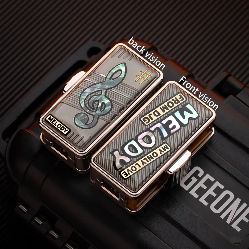 Stock】DJG MELODY Titanium Alloy Mechanical Scale Push Slider EDC