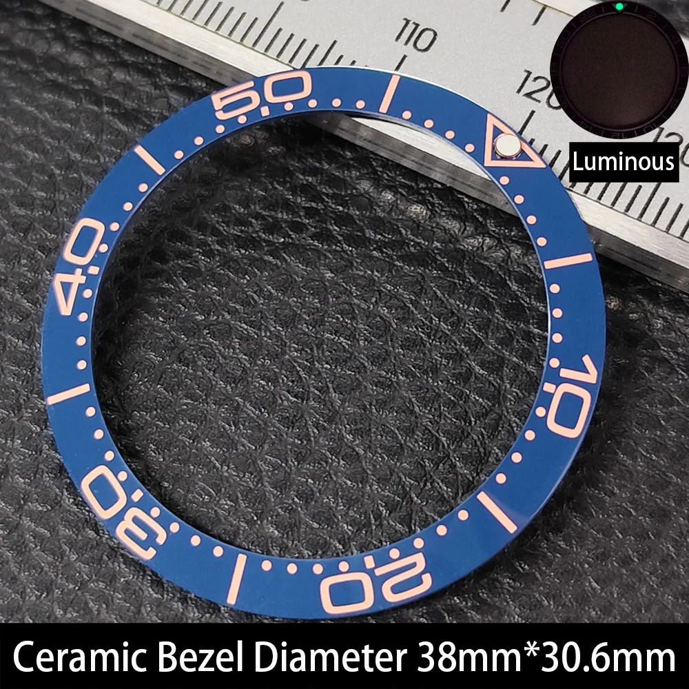 Elegant 38mm Ceramic Bezel Insert