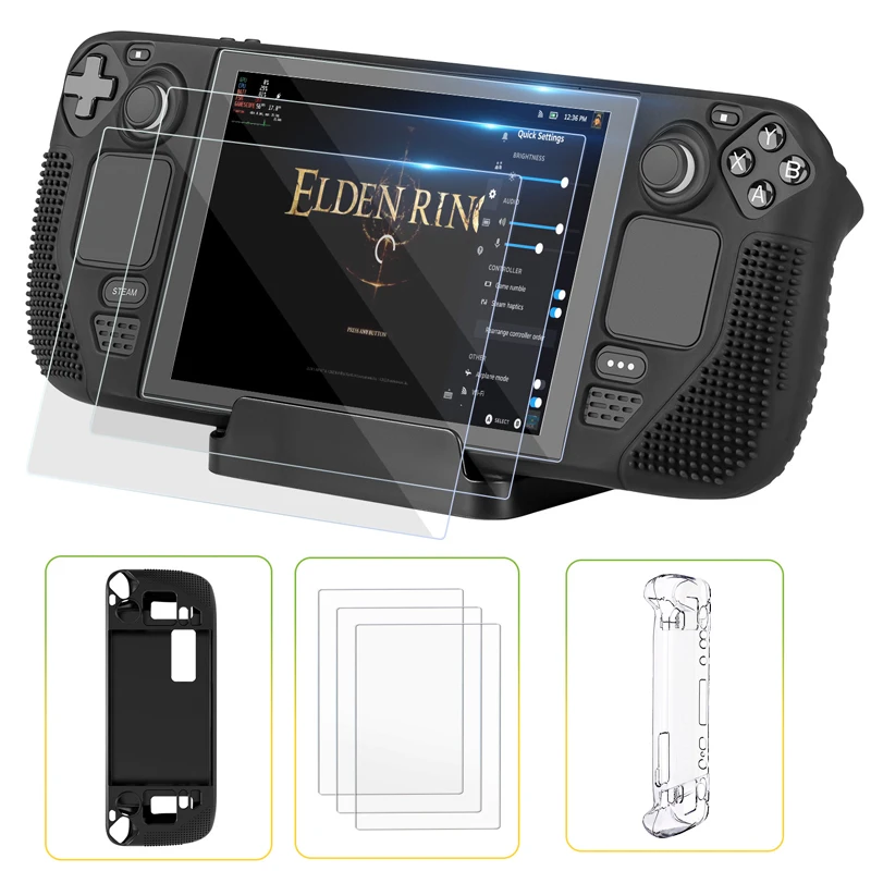 Soft Shell Storage Case For Valve Steam Deck Game Console Portable Travel Case Cover For Steam Deck Screen Protector
