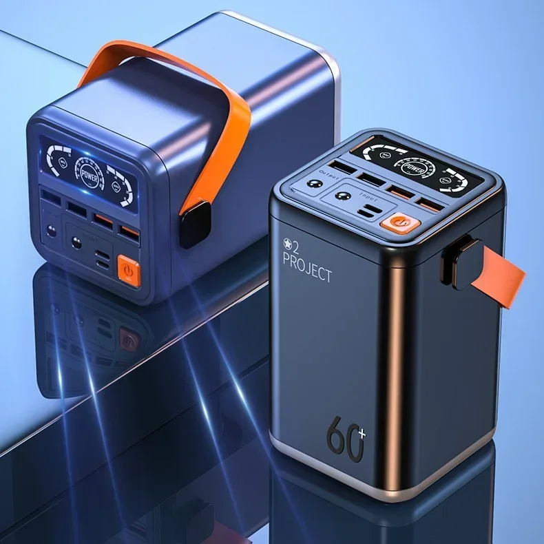 60000mAh Outdoor Power Bank Portable Power Bank External Battery Pack PD 36W Fast Charger for Xiaomi IPhone Mobile Power Station 3