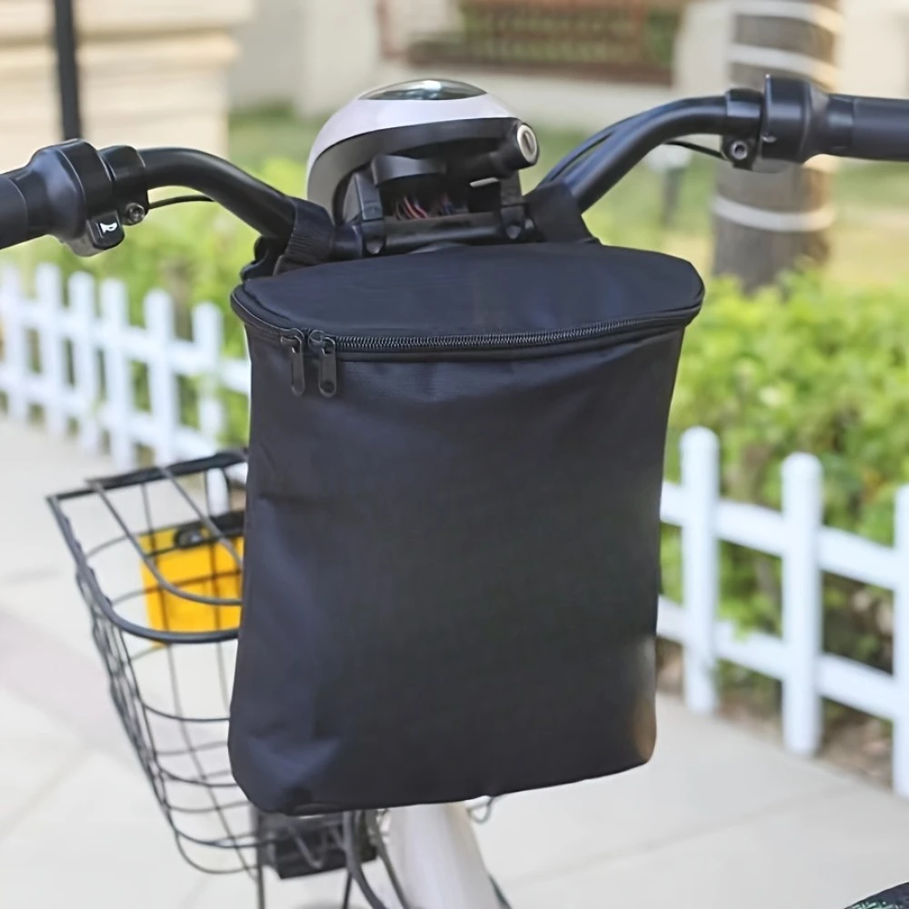 Large Capacity Oxford Cloth Handlebar Bag Removable Storage Bag Suitable for Motorcycles and Electric Vehicles