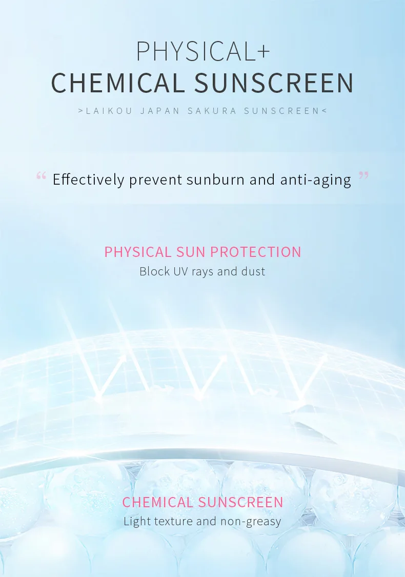 Aufhellender Sonnenschutz für Gesicht und Körper, Hautschutz, Anti-Aging, Talgkontrolle, feuchtigkeitsspendend, ggf. F 50_voghion.com