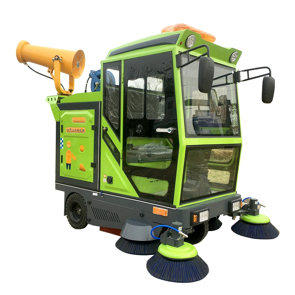 ElectricStreetSweeperRideonSweeperRoadDustCleaningMachinewith
