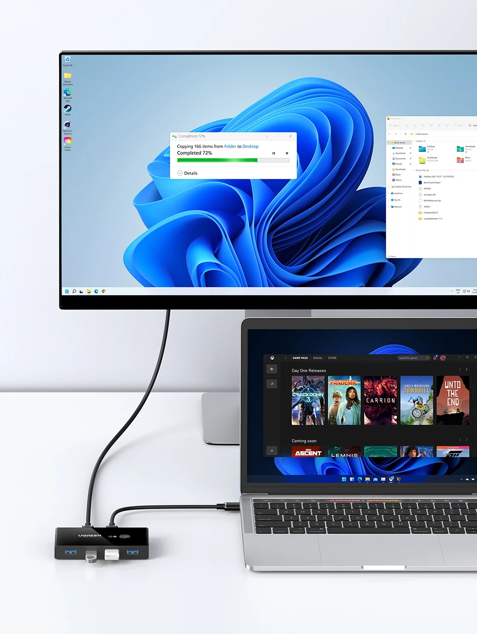 switcher kvm switch para windows10 pc teclado