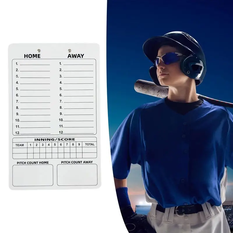Softball Clipboard For Coaches Baseball Plan Practice Board Softball Strategy Board Double-sided 14x9 Inch Ball Sports