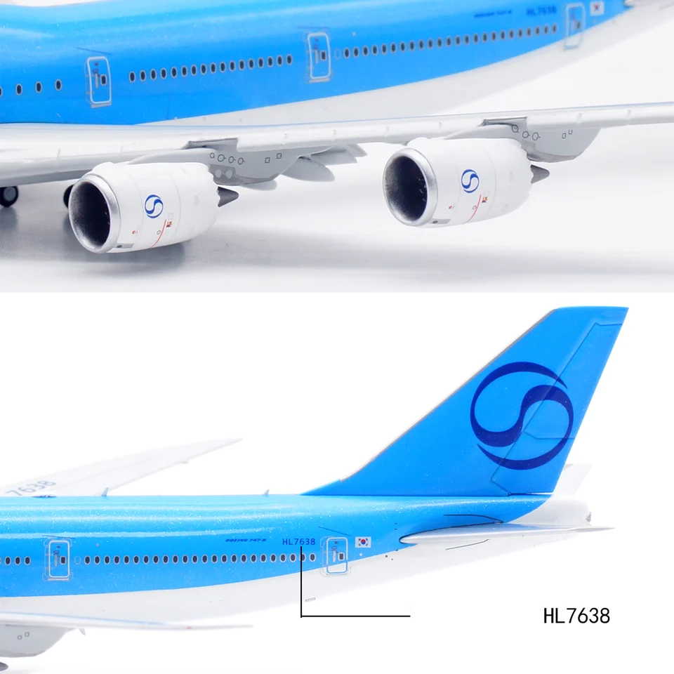 HX 1/400 Korean B747-8i aircraft model HL7638 new livery (regular