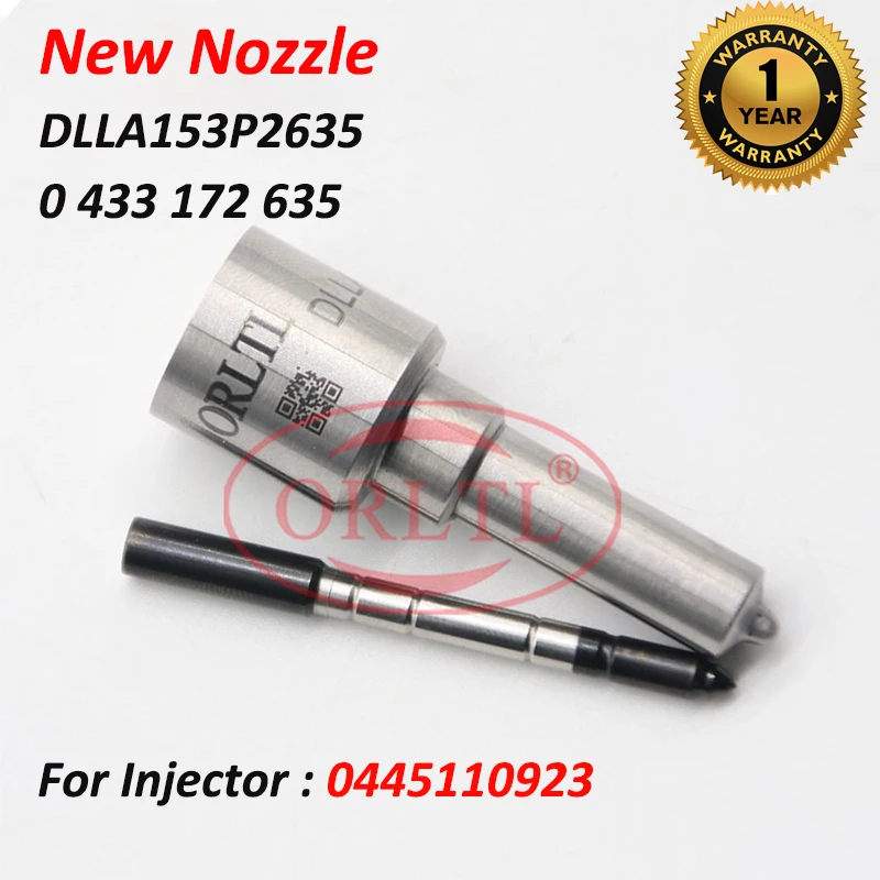 

Common Rail Injector DLLA153P2635 0 433 172 635 Fuel Sparyer Nozzle DLLA 153P 2635 0433172635 for 0445110923 0 445 110 923