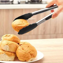 In Stock Baking Kitchen Barbecue Steak Frying Clip Silicone Food Clip tanie tanio Anti rust Anti scalding Multi function High temperature resistant Antiskid