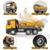 HUINA 1/14 RC Alloy Remote Control Dump Truck 2.4GHZ 10CH Wireless Remote Control Engineering Vehicle Model Boy Children's Toy 4