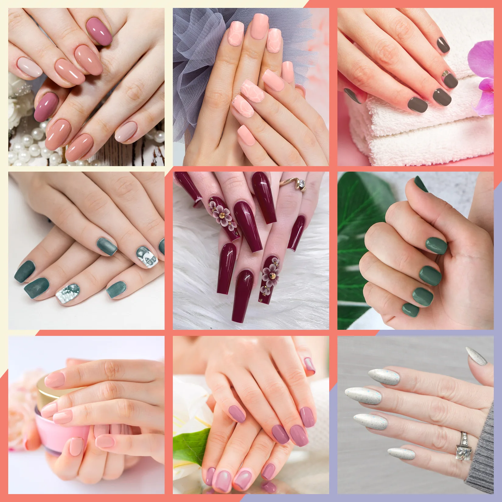 Phoenixy Manicure Tools Kit 8ML Gel Nail Polish with 36W UV LED Nail Lamp Semi Permanent UV Gel Varnish Complete Nail Art Kit 3
