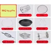 Intelligent Electric Frying Pan Multi-functional Home Oven Large Capacity Air Fryer Oil-free Frying Machine Cookware 10L 6