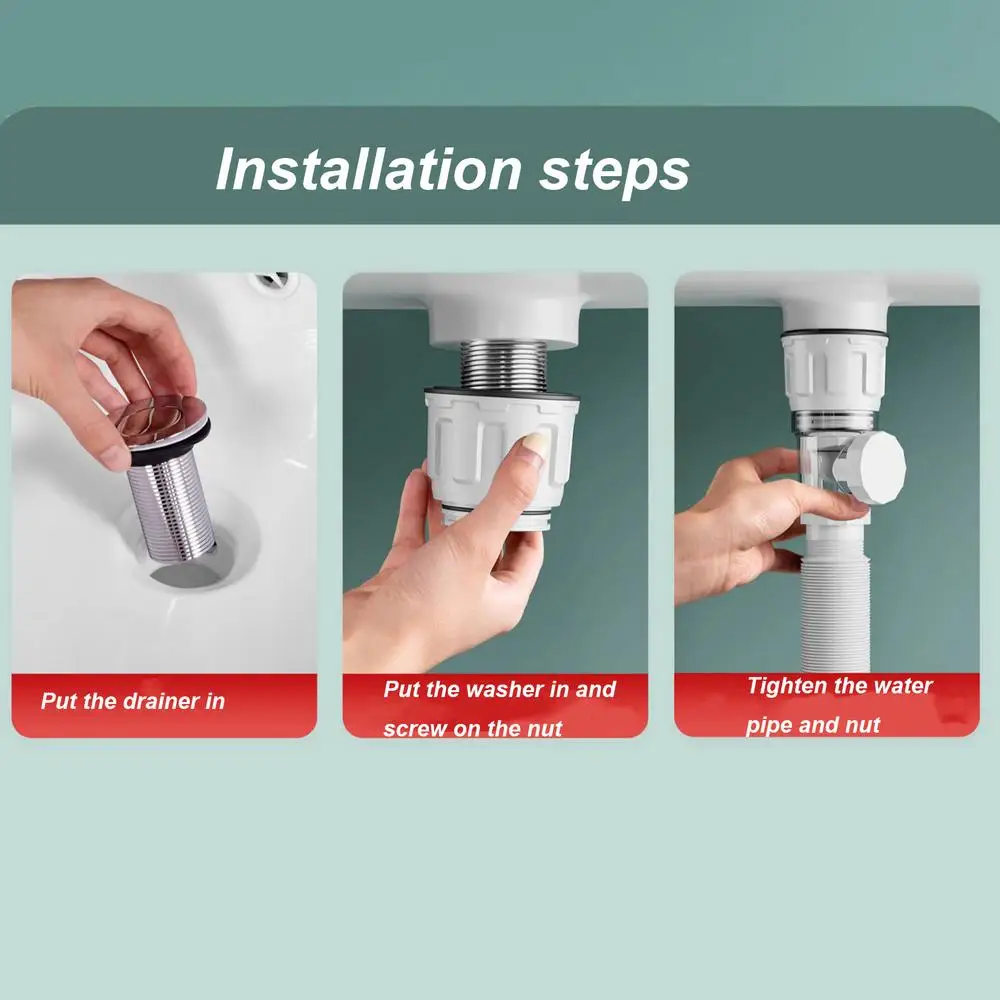 Retractable Anti Odor Drain Pipe Image 7