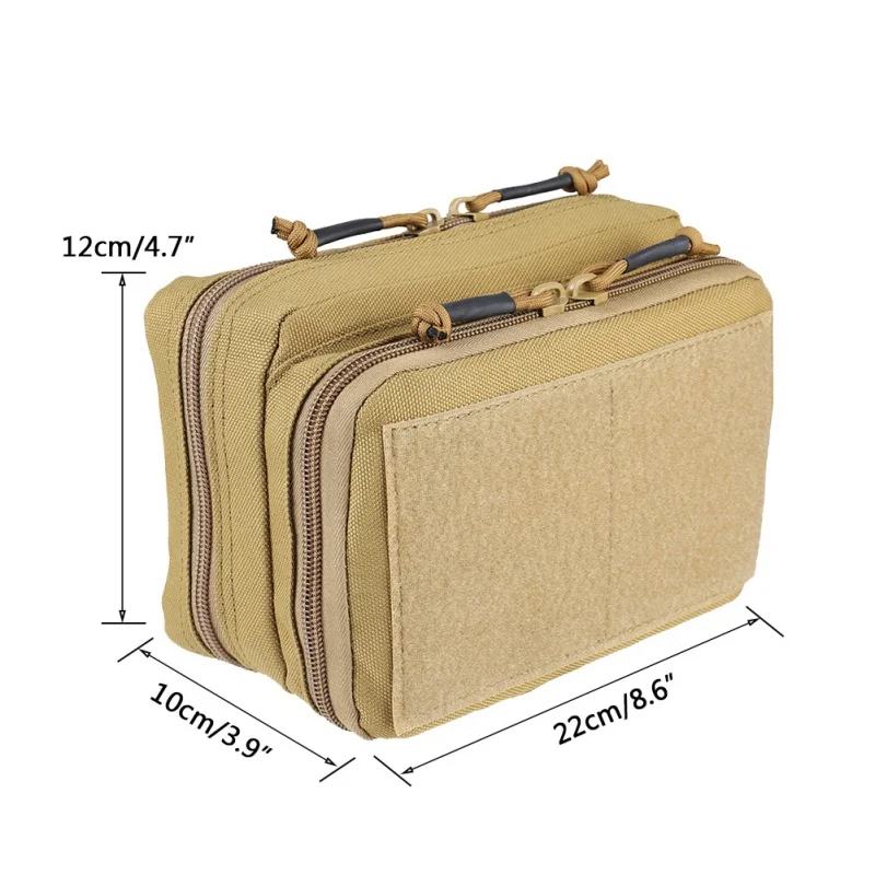 Outdoor 1000D Nylon Molle Tactical Bag Emergency Pouch Military Travel Waist Pack Camping Lifesaving Case outdoor waist bag