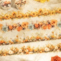 Mr. Paper, 4 Styles, 200cm/roll, Autumn Themed Floral Tape, Diary Scrapbook, Handmade Landscape Decoration Sticker Tape 2