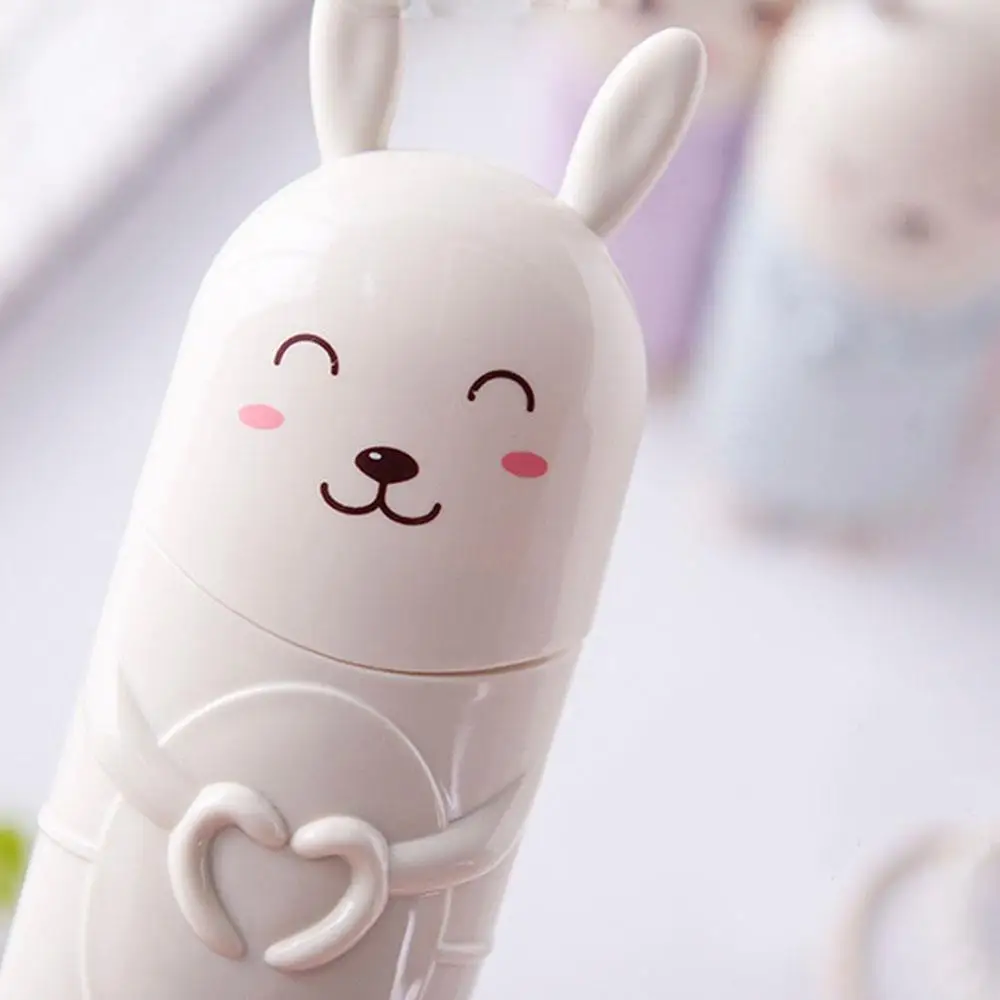 Portable Toothbrush Toothpaste Storage Case Container Cartoon Cute Rabbit Dustproof Toothbrush Storage Box for Bathroom Supplies toothbrush case toothbrush storage box