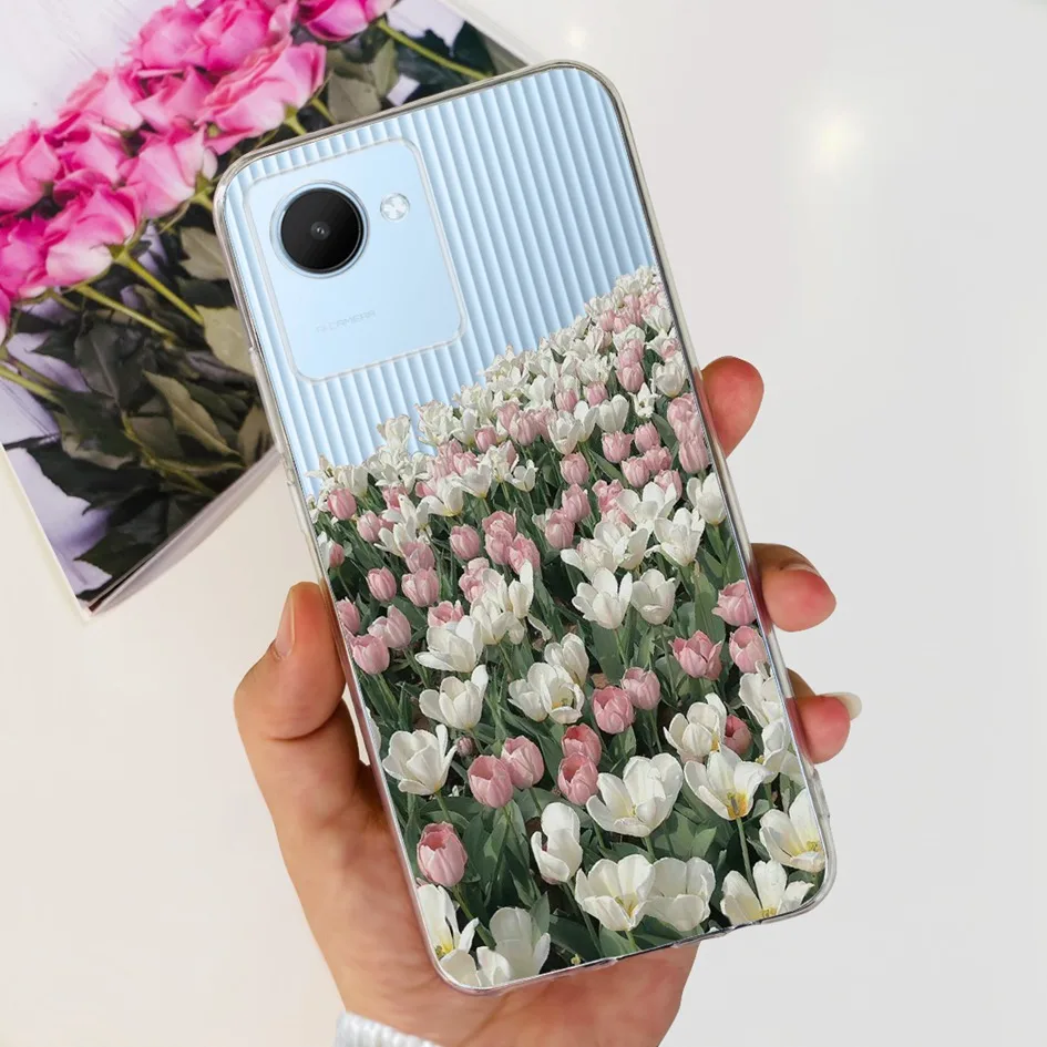 Fashionable Marble Cartoon Soft Phone Case - Bumper Cover