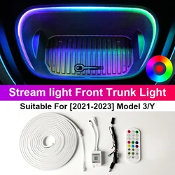 Front Trunk Multi - Color LED Strip - Waterproof with APP Control and Flowing Light Effect (Model 3 Model Y)