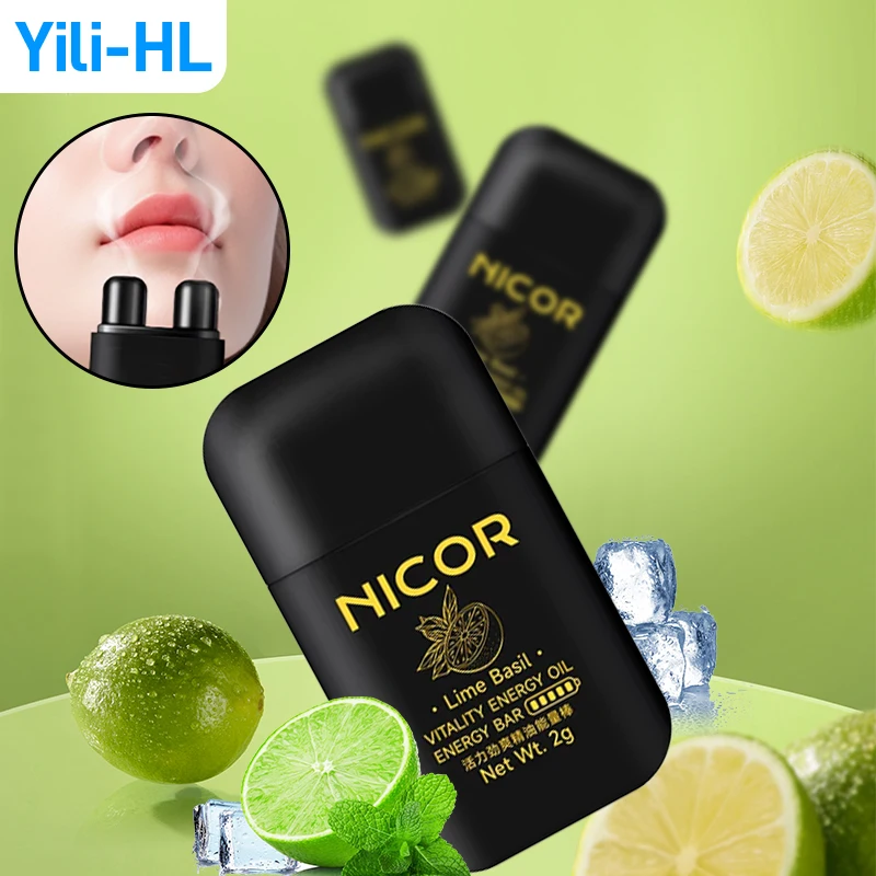 

Nasal Inhaler Mint Essential Oils Stick Nose Cooling Refreshing Fatigue Energy Menthol Nose Inhalers Aromatherapy Artifact