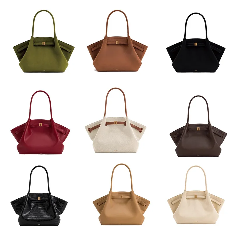 Bolso JW PEI Dumpling, gran capacidad, tamaño grande, bolso de hombro/bolso de mano, bolso de transporte para mujer, bolso de mano