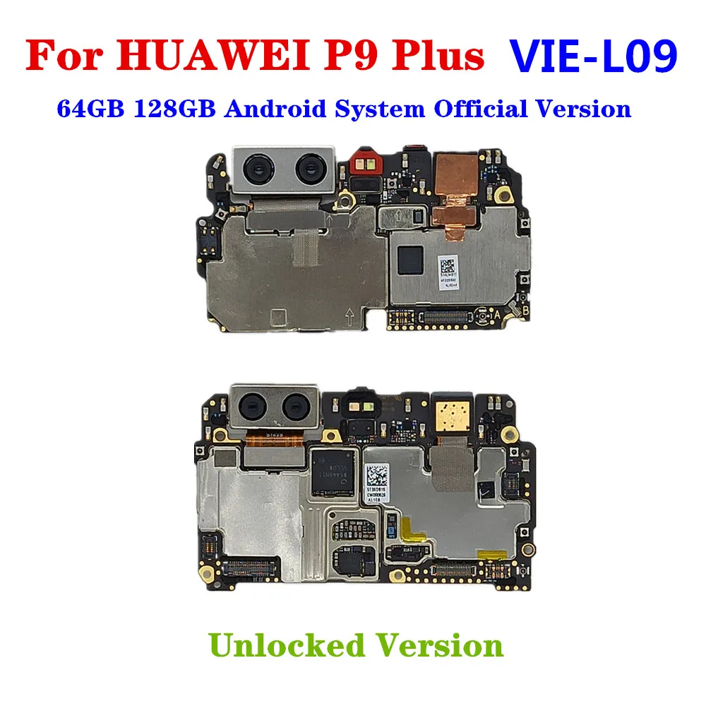

For HUAWEI P9 Plus VIE-L09 Motherboard Mainboard Original Global version Work Well Unlocked Main Circuits UNLOCKED