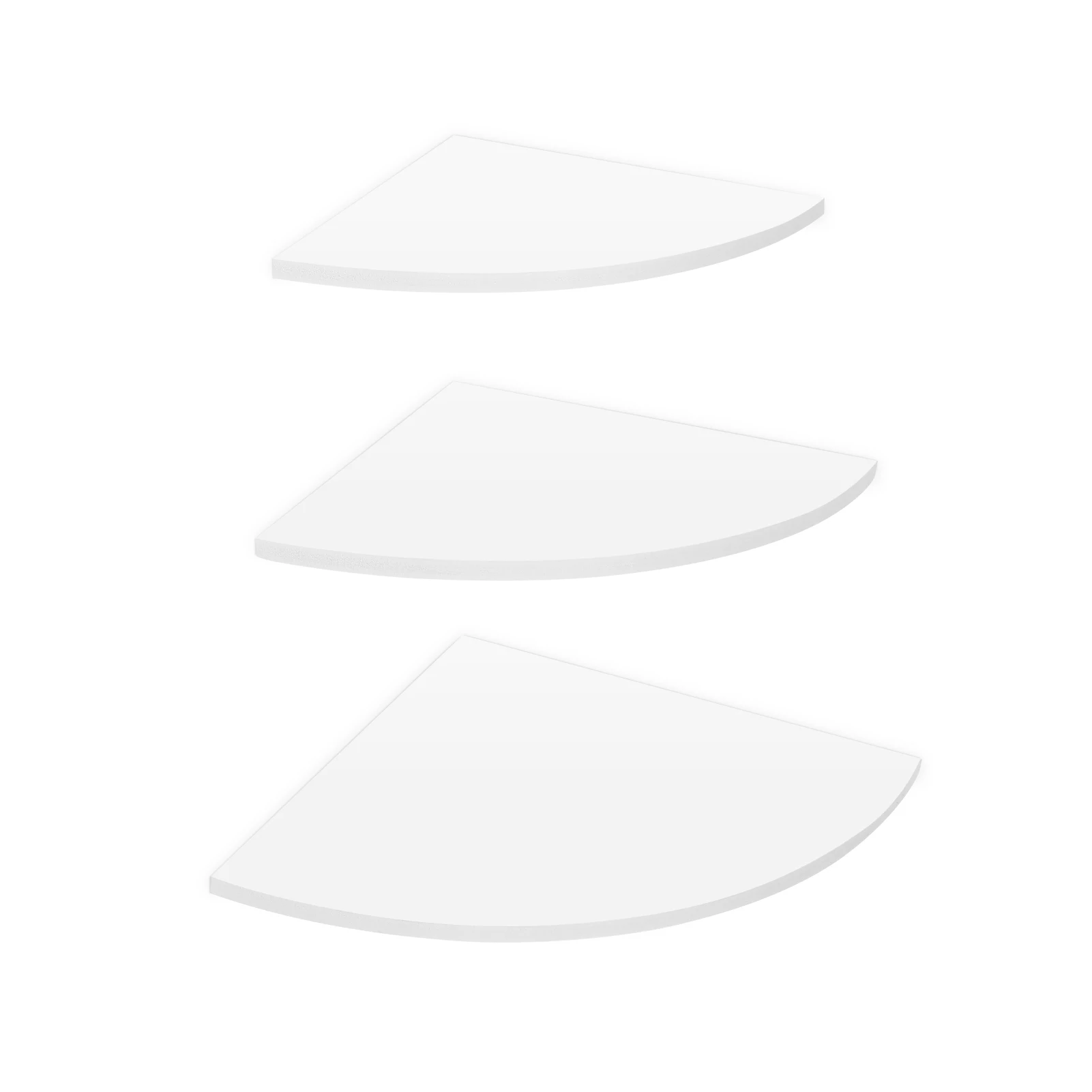 【New】3PCS Floating Corner Shelf Wall Mounted Storage Rack Bookshelves Home Furniture  Decor Floating Corner Shelf: 3 - 5 Days Free Delivery Only UK
