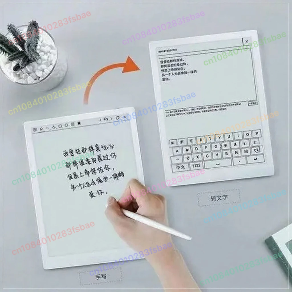 W7 전자책 10.3인치 E-잉크 300PPI 화면 태블릿 전자책 리더기 안드로이드 8.1 e-잉크 스마트폰 노트패드 스타일러스