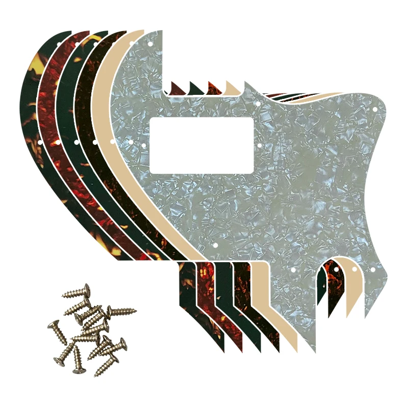 

XinYue Guitar Parts For US Telecaster Tele PAF Humbucker Pickups Guitar Pickguard Scratch Plate Tele Conversion With 7 Screws