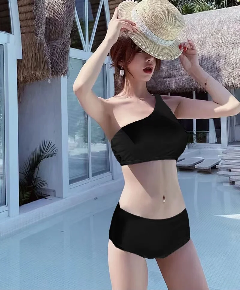 Girlish feeling  bikini set fashion swimsuit backless swimwear sexy bathing suit fashion designer womens clothing