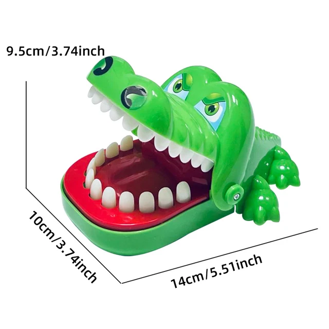 Crocodile Teeth Toys Children's Crocodile Bites Fingers Reaction Training Novelty Children's Lucky Game Trick Decompression Toy 6