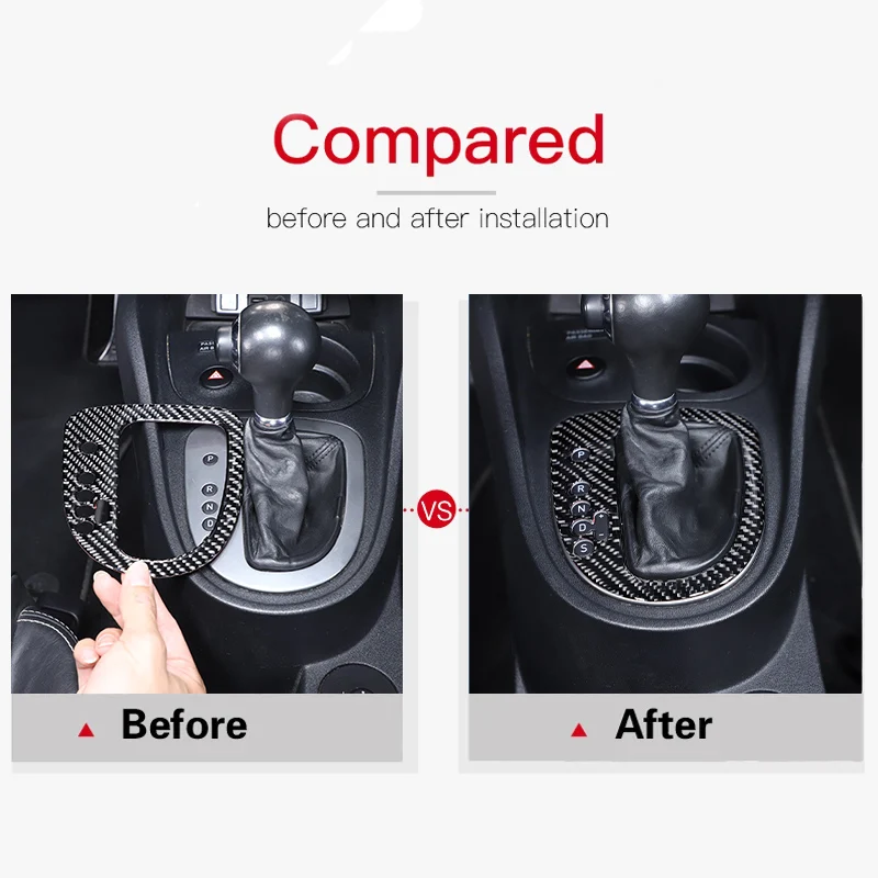 Car Stickers For Seat Leon 2008-2012 Center Console Gear Shift Panel Decor Steering Wheels Sticker Carbon Fiber Trim Car Accessories