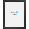 SnapeZo Poster Frame 36x48 Inches, Black 1.7 Inch Aluminum Profile, Front-Loading Snap Frame, Wall Mounting, Wide Series 6