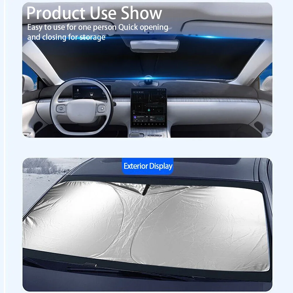 Car windshield sunshade UV protection sun visor for Toyota Yaris Rav4 Highlander Auris Avensis Aygo Scion TC IM 2015