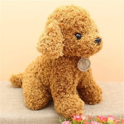 thumbnail image 1 of Precioso perro de peluche de pelo rizado, muñeco de peluche de la suerte, muñeco de peluche suave, regalo de cumpleaños para niños, 1 of 5