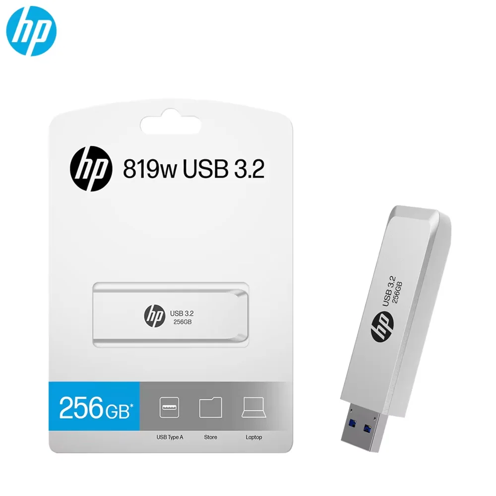 金属製フラッシュドライブHP-USB,3.2 GB,3.2 GB, 128GB, 256GB