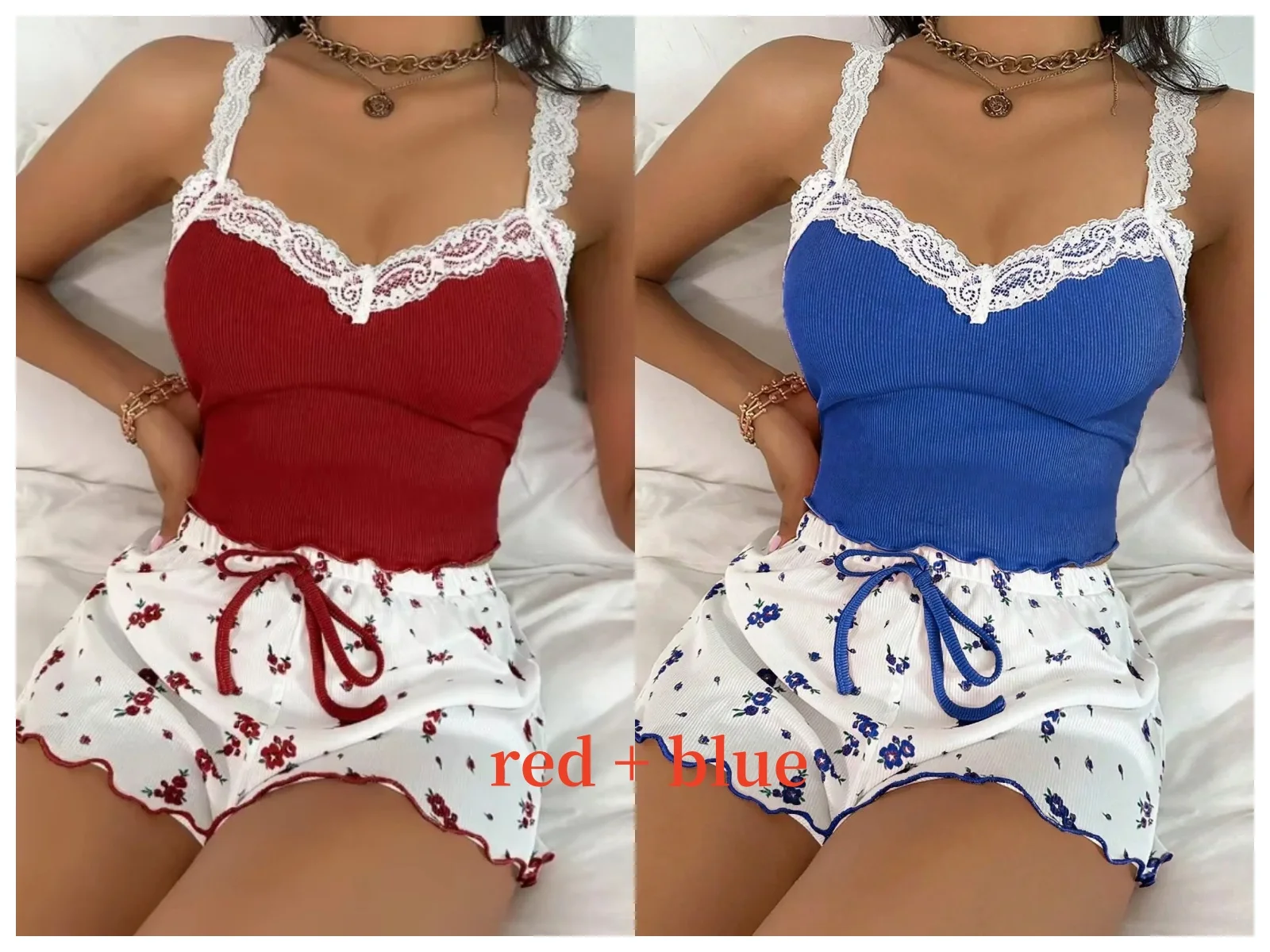 red blue