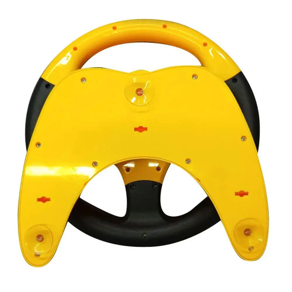Cute Children Steering Wheel Toy with Light Simulation Driving Sound Music funny Educational Baby Electronic Travel kids toys 6