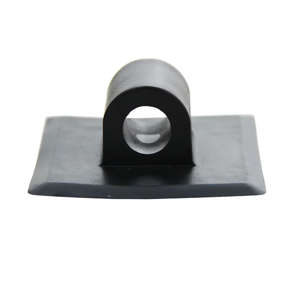 2 Pieces 20mm Dia PVC Engine Motor Clip Stand Holder Inflatable Mount Clips for Kayak Boat Canoe Rubber Dinghy