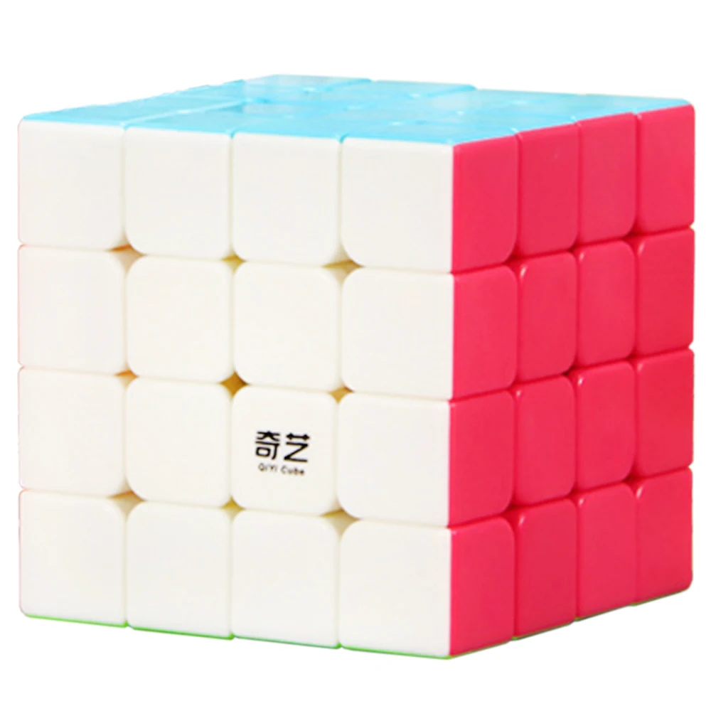 

Cubic QiYi Stickerless Magic Cube Puzzle Twist QuYi 4x4 QiYuan S Qi Yi IQ 44cube QlYl QY Children Intelligence Toy 7 8 Years Old
