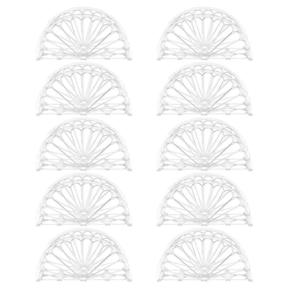 

10 Pcs Tissue Holder Paper Towel Transparent -shaped Vertical Napkin 10pcs Tray Dispenser Plastic Dinning Table