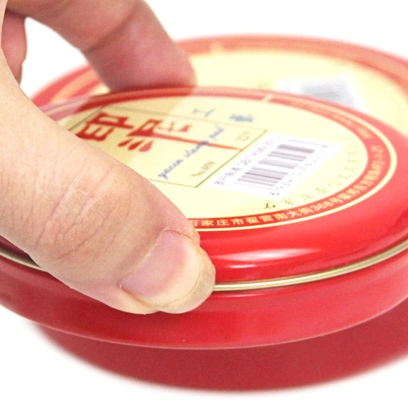 Quick Drying Stamp Pad Red Ink Small Circular Seal Company - Temu