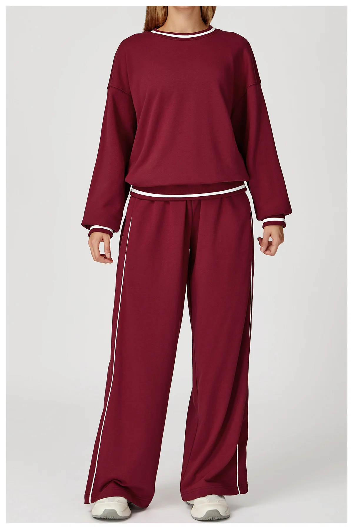 Pantalon Jogger Large Femme avec Poches