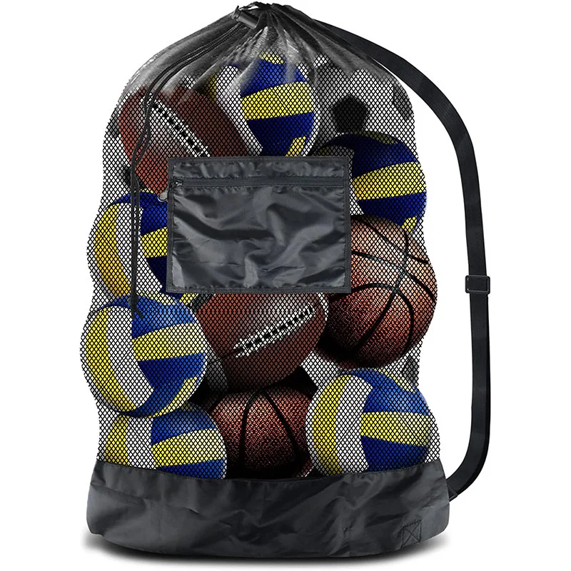Bolsa De Malla Resistente Con Cordón, Bolsa De Almacenamiento De Equipo Deportivo Para Playa, Natación