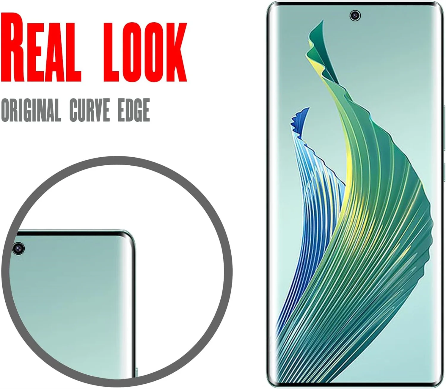 Pack of 1/4 Premium Toughened Glass Screen Protectors - Full Coverage, 3D Design