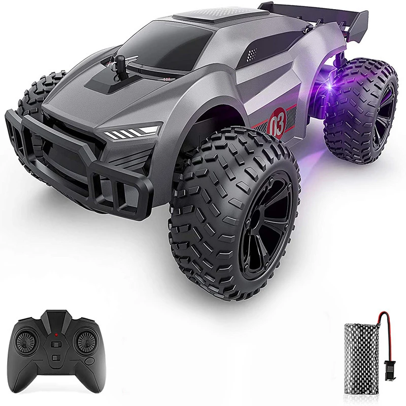 New RC car 2.4G radio remote control toy vehicle Off-road Climb drift SUV high speed cool lighting machine model children gifts 2