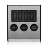 Stainless Steel Digital Kitchen Timer Large Display Timer with Loud Alarm Timer for Home Cooking Sports Meeting 3